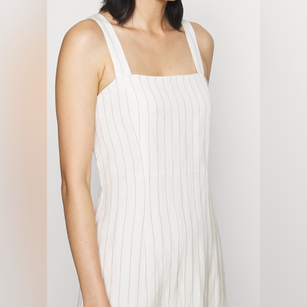 Club Monaco Linen Mini Stripe Dress - Picture 5 of 15